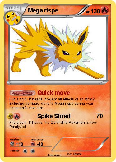 Pokemon Mega rispe