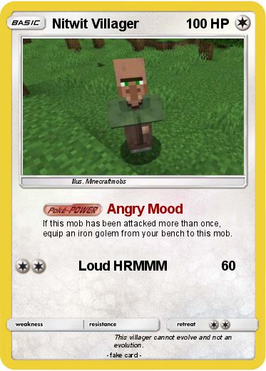 Pokemon Nitwit Villager