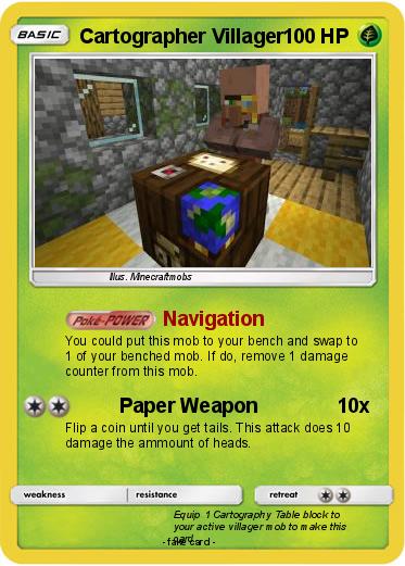Pokemon Cartographer Villager