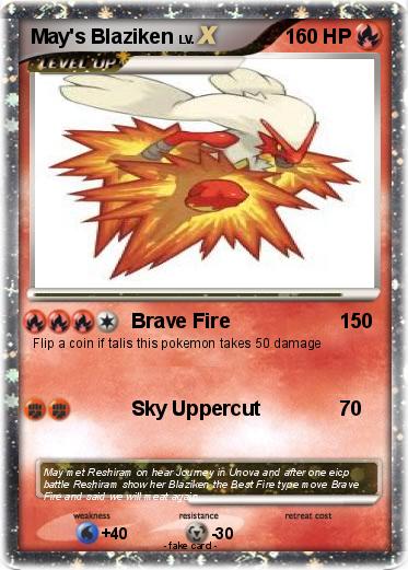Pokemon May's Blaziken