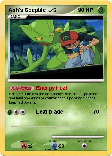 Pokemon Ash's Sceptile