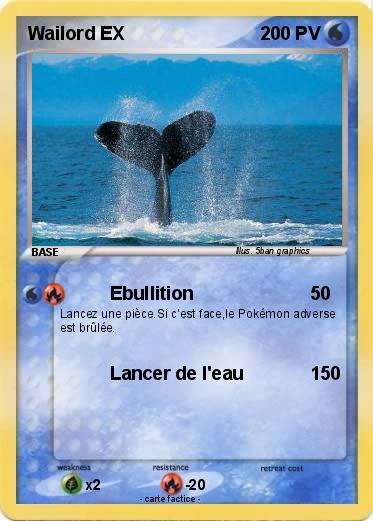 Pokemon Wailord EX