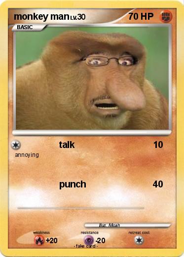 Pokemon monkey man