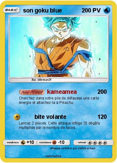 Pokemon son goku blue