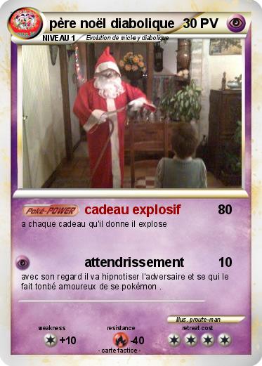 Pokemon père noël diabolique