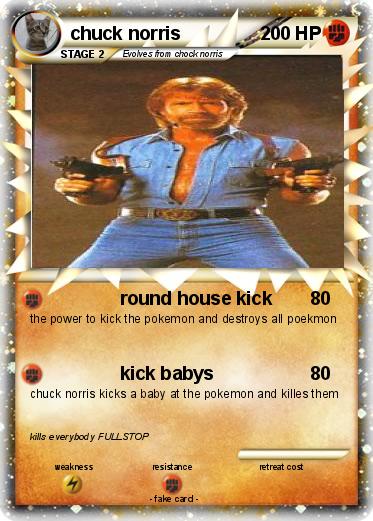 Pokemon chuck norris