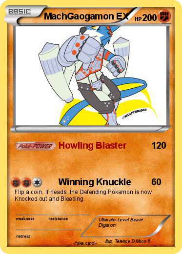 Pokemon MachGaogamon EX