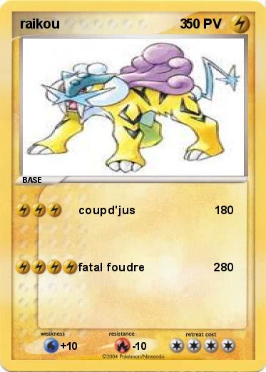 Pokemon raikou                                 3