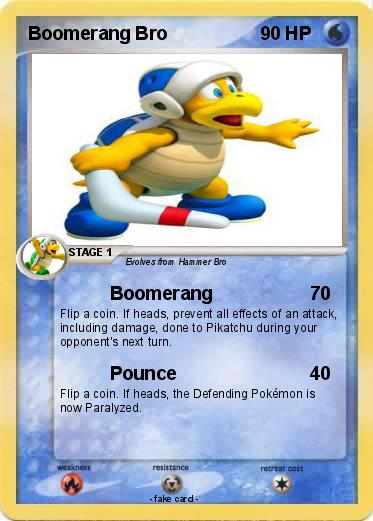 Pokemon Boomerang Bro