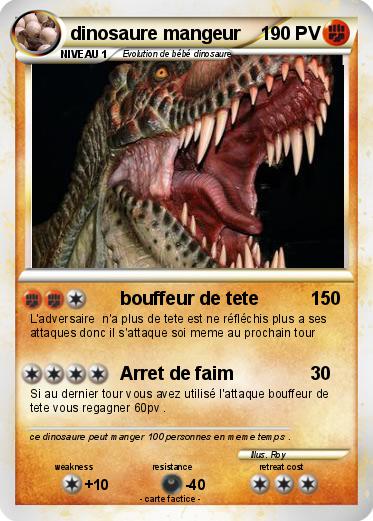 Pokemon dinosaure mangeur