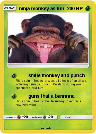 Pokemon ninja monkey as fun