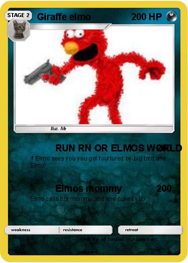 Pokemon Giraffe elmo