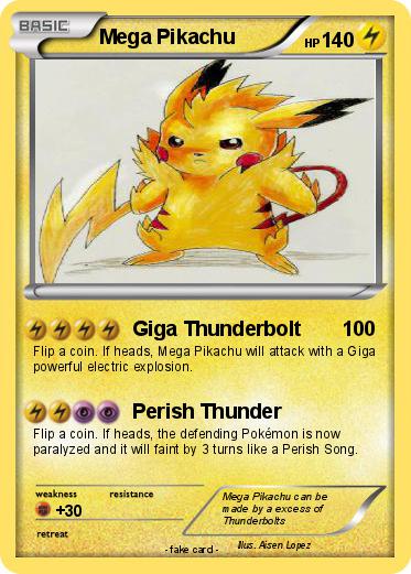 Pokemon Mega Pikachu