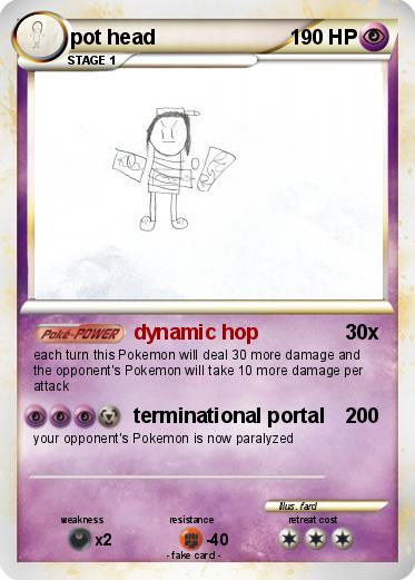 Pokemon pot head