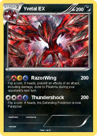 Pokemon Yvetal EX