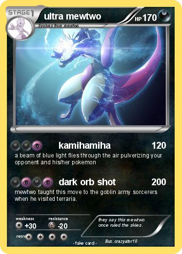 Pokemon ultra mewtwo