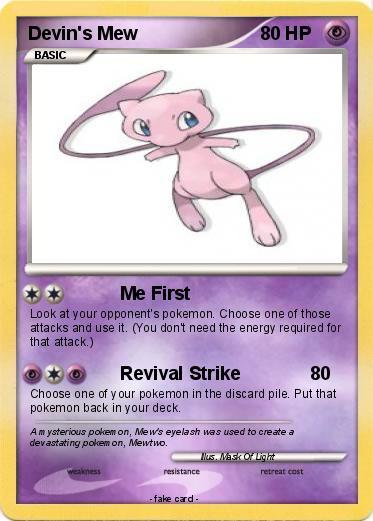 Pokemon Devin's Mew