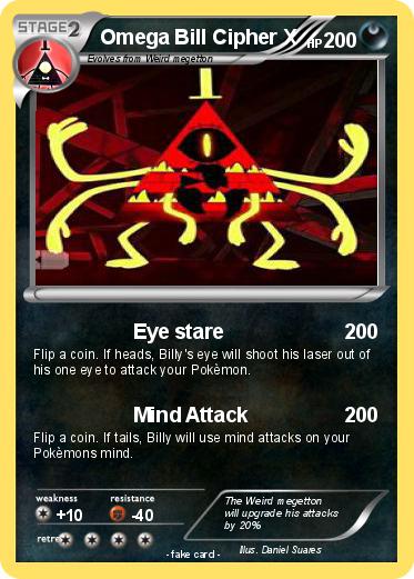 Pokemon Omega Bill Cipher X