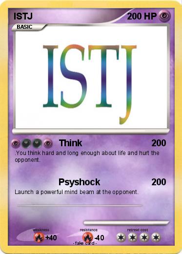 Pokemon ISTJ