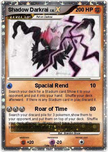 Pokemon Shadow Darkrai