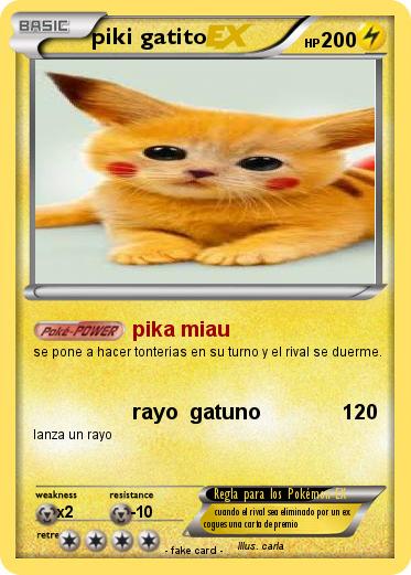 Pokemon piki gatito