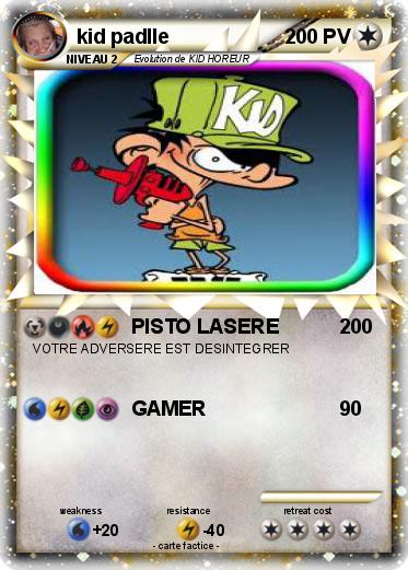 Pokemon kid padlle