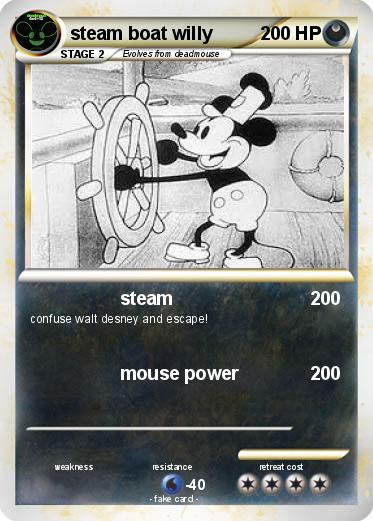 Pokemon steam boat willy