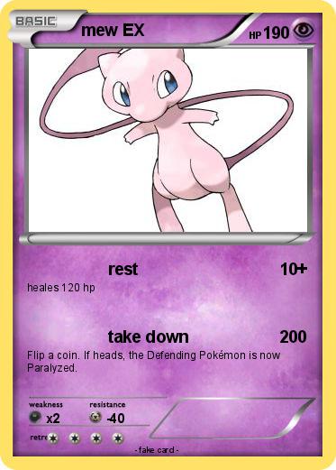 Pokemon mew EX