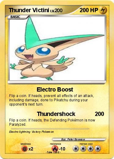 Pokemon Thunder Victini