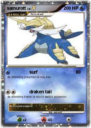 Pokemon samurott