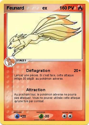 Pokemon Feunard               ex          1