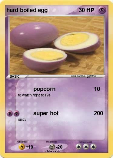 Pokemon hard boiled egg