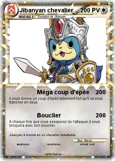 Pokemon Jibanyan chevalier