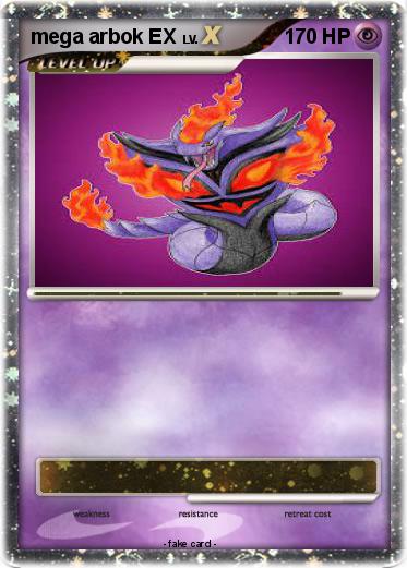 Pokemon mega arbok EX