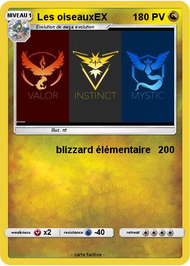 Pokemon Les oiseauxEX