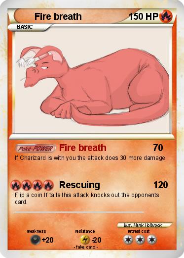 Pokemon Fire breath