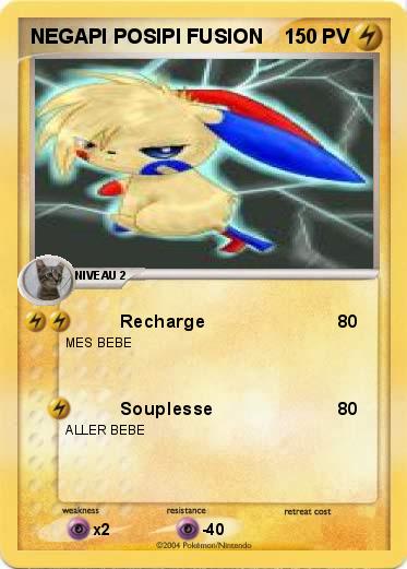 Pokemon NEGAPI POSIPI FUSION
