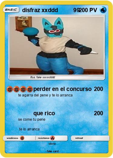 Pokemon disfraz xxddd          99