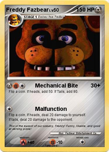 Pokemon Freddy Fazbear