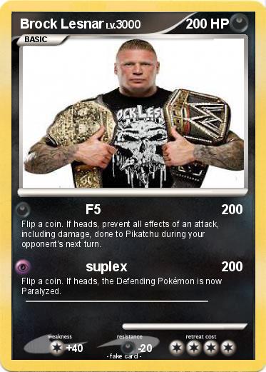 Pokemon Brock Lesnar