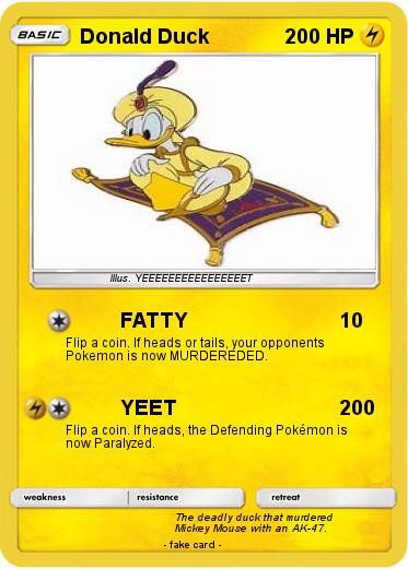 Pokemon Donald Duck