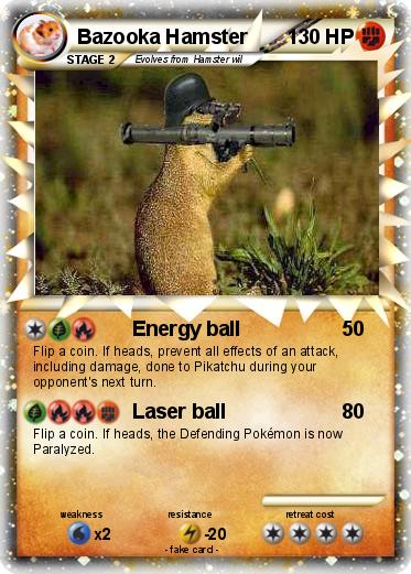 Pokemon Bazooka Hamster