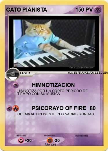 Pokemon GATO PIANISTA
