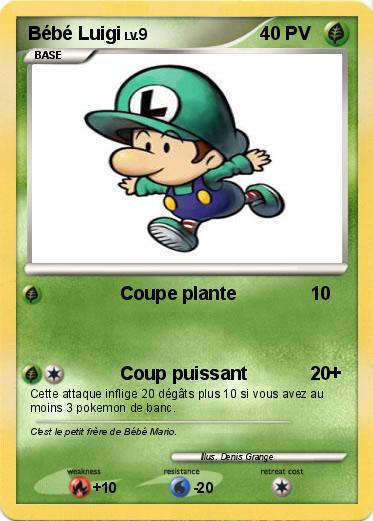 Pokemon Bébé Luigi