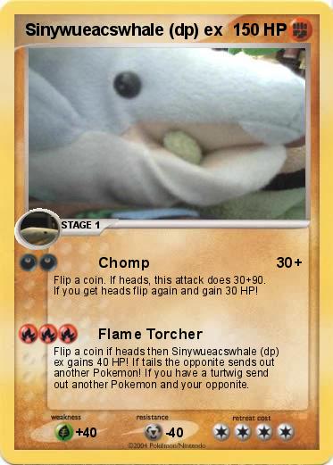 Pokemon Sinywueacswhale (dp) ex