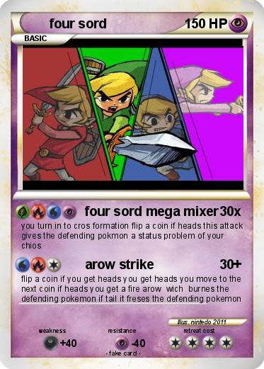 Pokemon four sord
