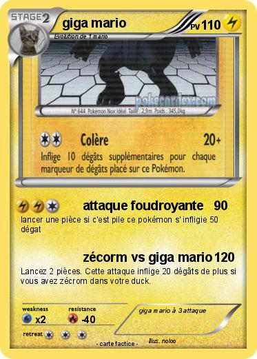 Pokemon giga mario
