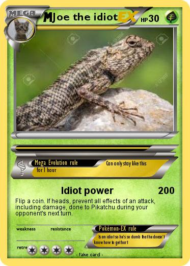 Pokemon Joe the idiot