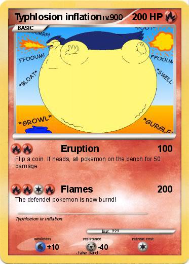Pokemon Typhlosion inflation