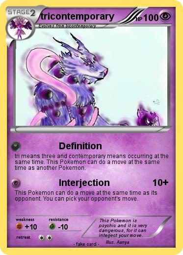 Pokemon tricontemporary
